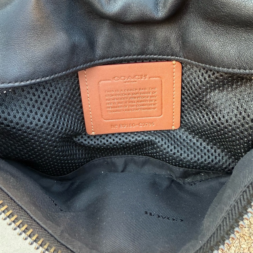 Coach League belt bag leather jacquard NWOT - Picture 12 of 13